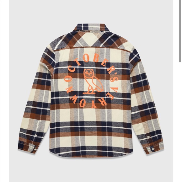 OVO Brown and white flannel - Picture 1 of 2